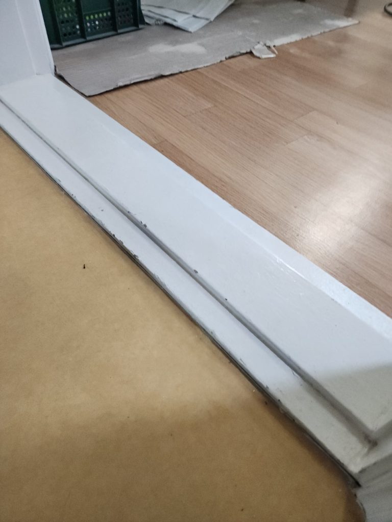 남양주 문지방 제거 장판 시공
