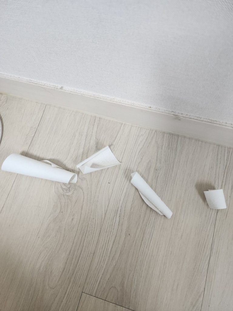 광명 실크벽지 부분보수 원룸 벽지 수리