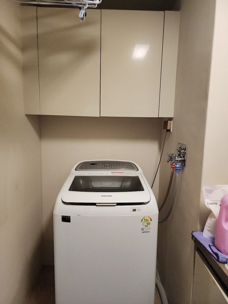 노원구 세탁실 수납장 철거 건조기 설치 공간 확보 업체